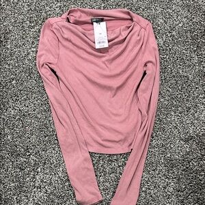 Wild Fable Mauve Long Sleeve Blouse